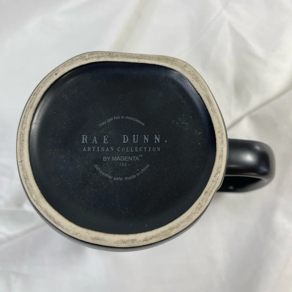 ⭐️Rae Dunn Matte Black BOSS Coffee Mug